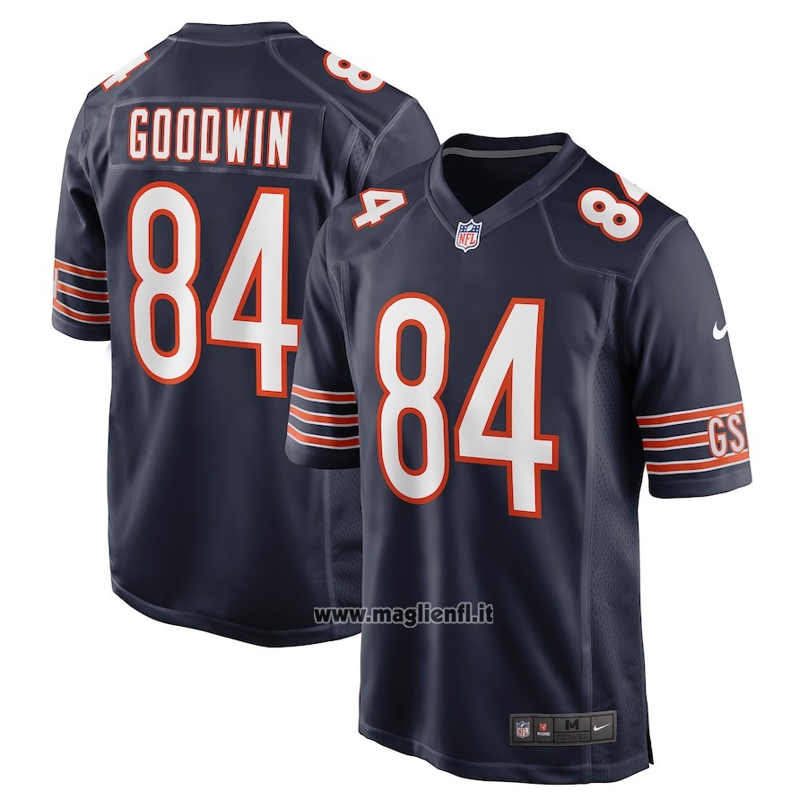 Maglia NFL Game Chicago Bears Marquise Goodwin Blu